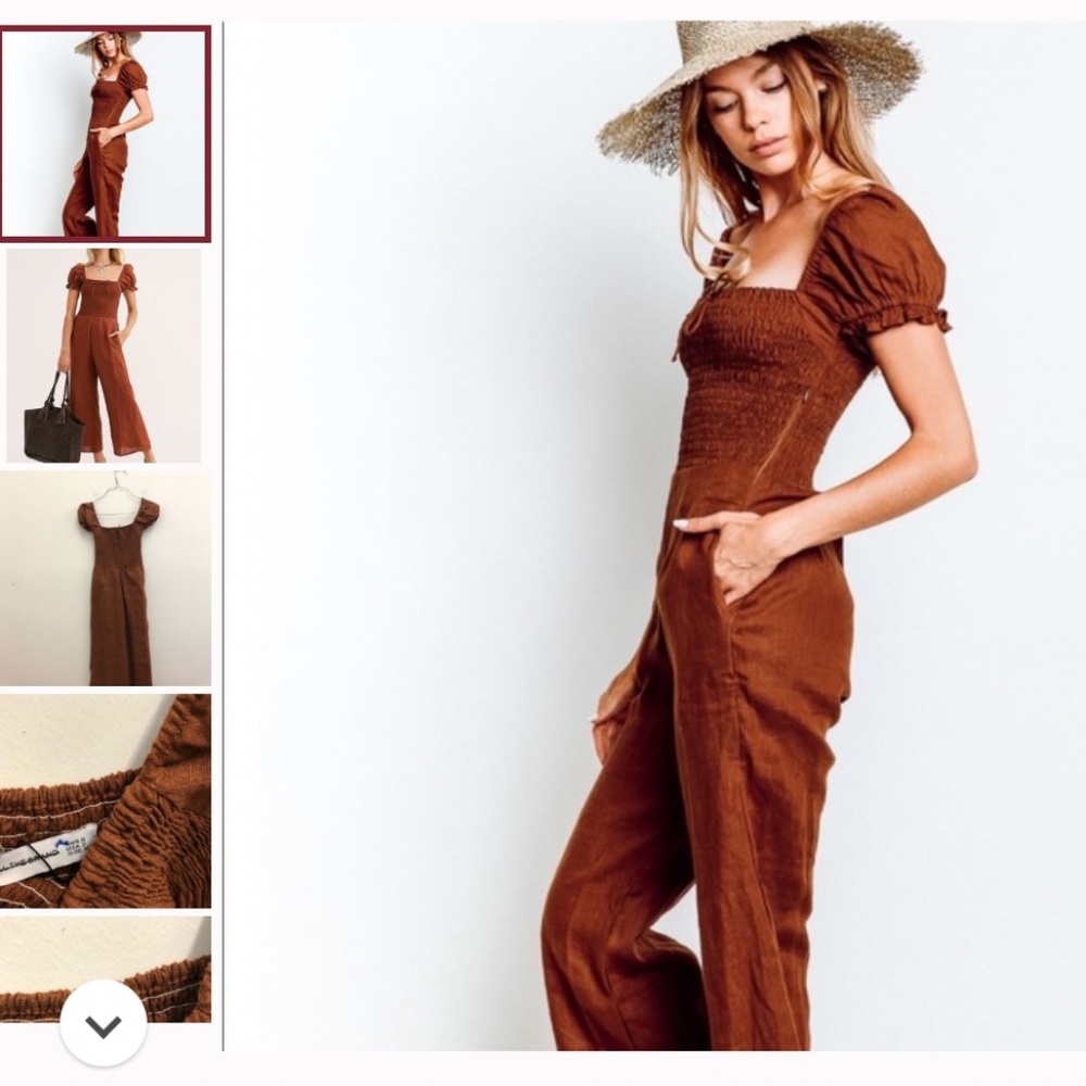 ISO: Faithfull the Brand Winnie Jumpsuit Size 2